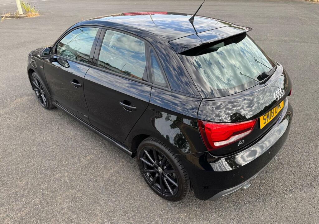 Audi A1 1.6 Tdi S Line Sportback Euro 6 Ss Nav Black #2