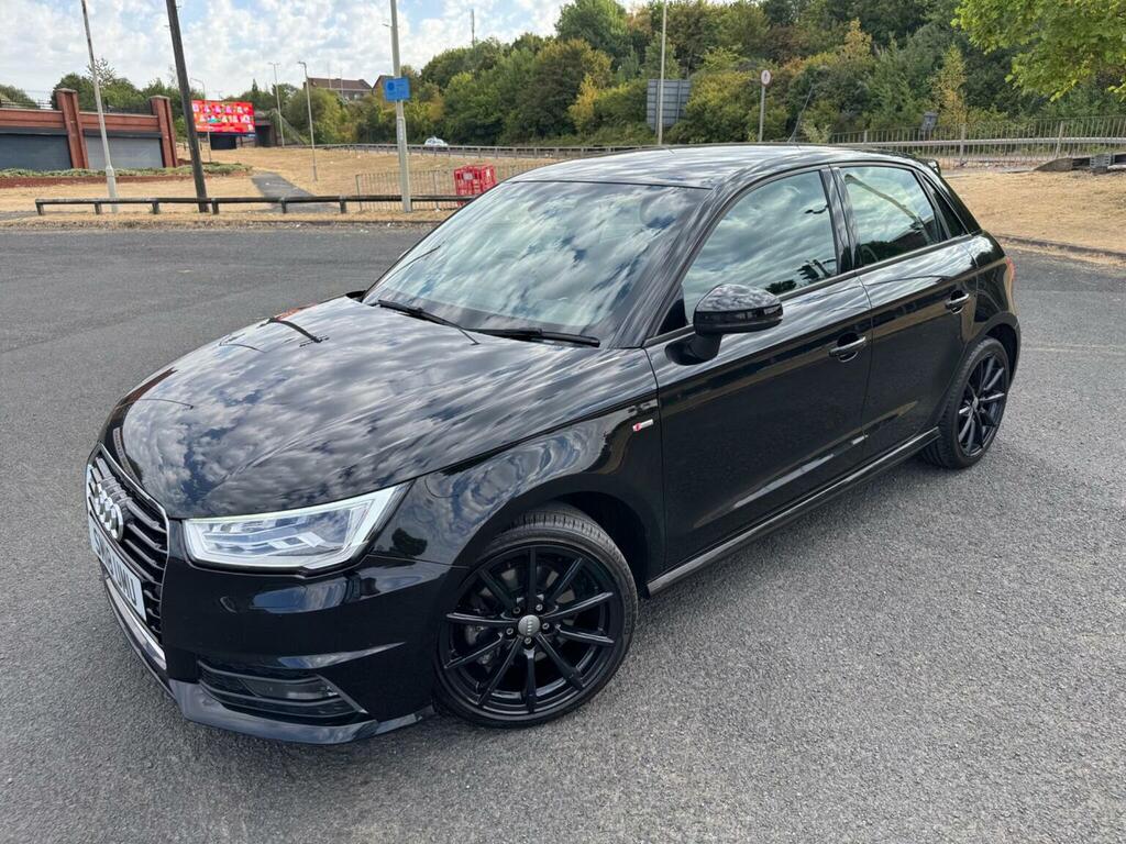 Audi A1 1.6 Tdi S Line Sportback Euro 6 Ss Nav Black #3