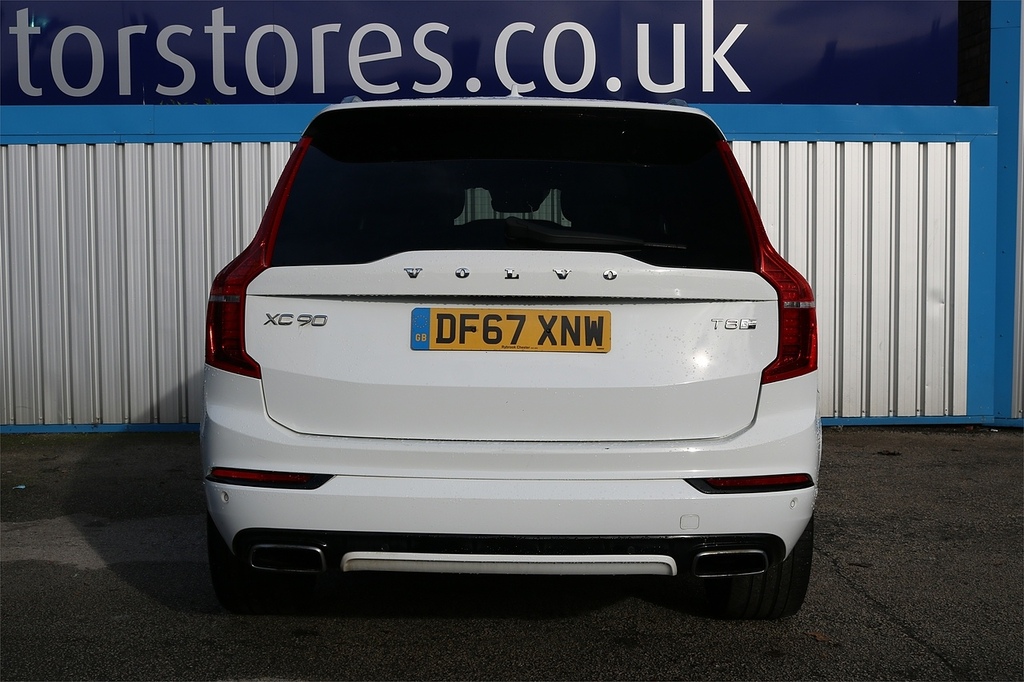 Volvo XC90 H T8 Twin Engine R-design White #3