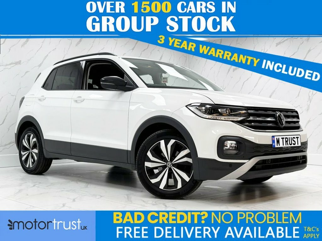 Volkswagen T-Cross 1L Black Edition WR22HKO White