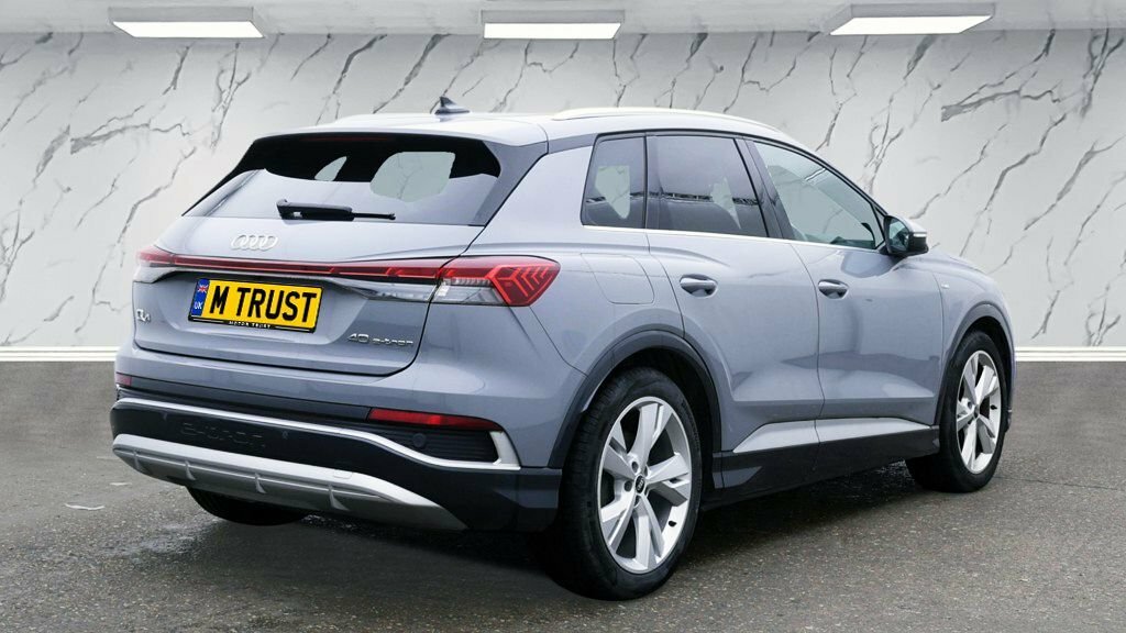 Audi Q4 E Tron Suv Grey #4