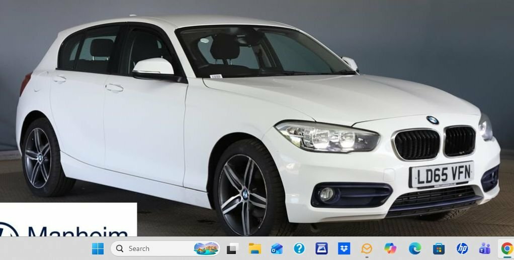 BMW 1 Series 1.5L Sport White