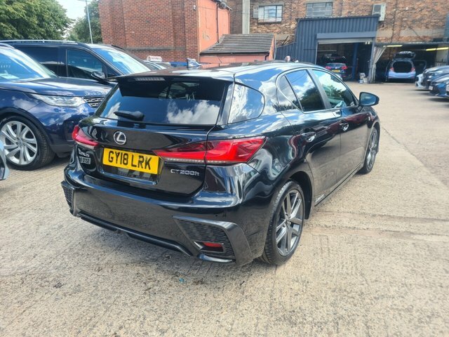 Lexus CT 1.8 200H F Sport Hatchback Hybrid Cvt E Black #6