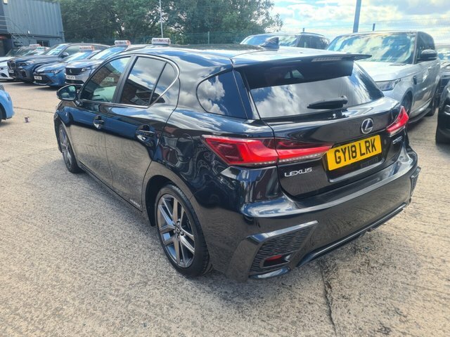 Lexus CT 1.8 200H F Sport Hatchback Hybrid Cvt E Black #4