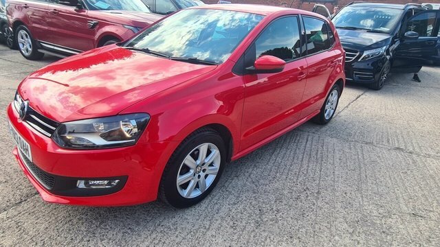 Volkswagen Polo 1.2 Match Edition Hatchback Euro YB13OAH Red #3