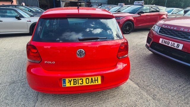 Volkswagen Polo 1.2 Match Edition Hatchback Euro YB13OAH Red #5