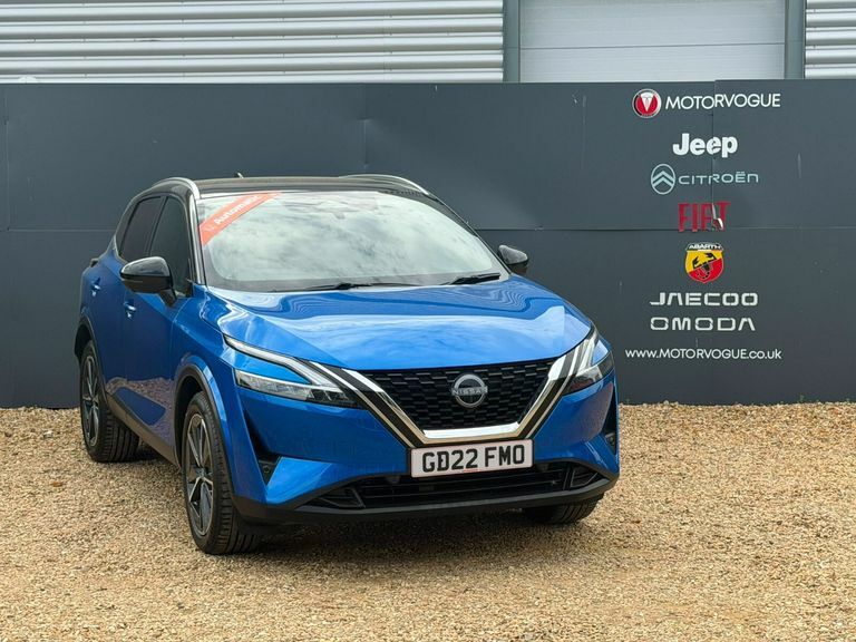Nissan Qashqai 1.3 Dig-t Mh 158 Tekna Xtronic GD22FMO Blue