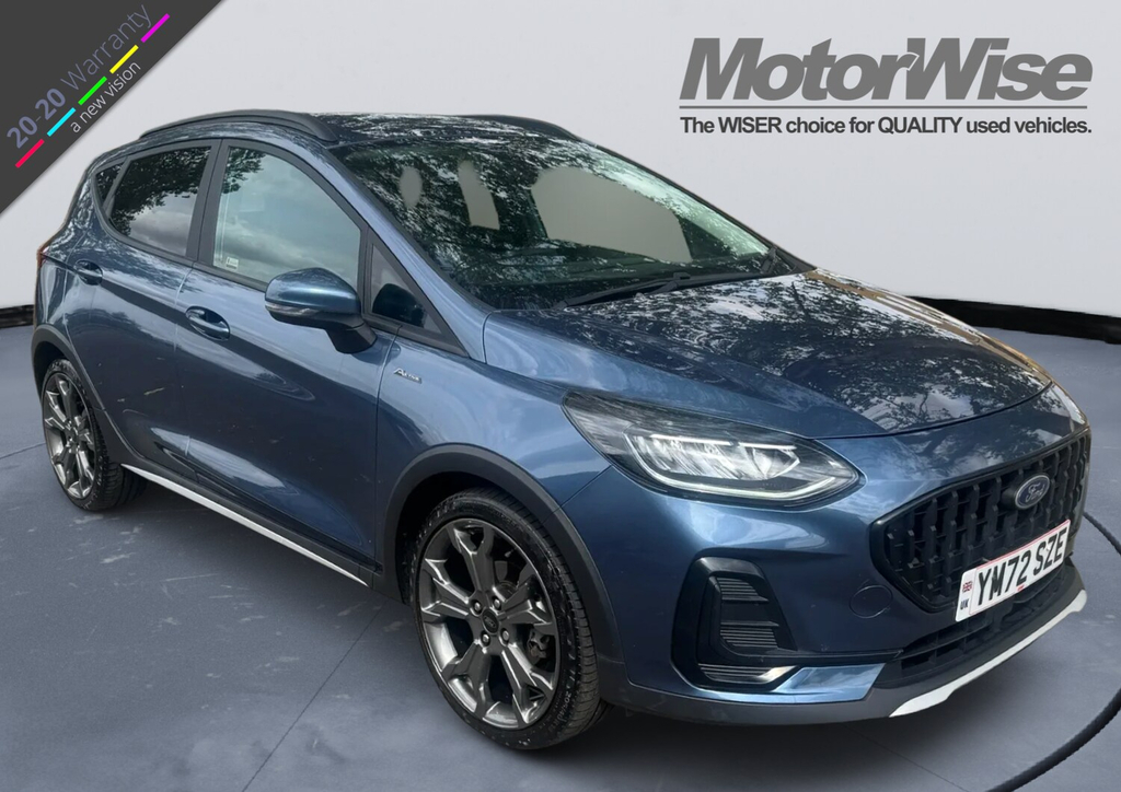 Ford Fiesta Ecoboost Hybrid Mhev 125 Active X Ed - Heated Blue