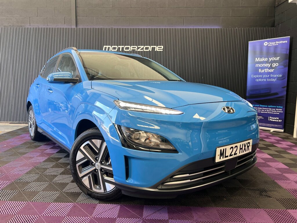 Hyundai Kona 39Kwh Se Connect Suv 10.5Kw Cha Blue