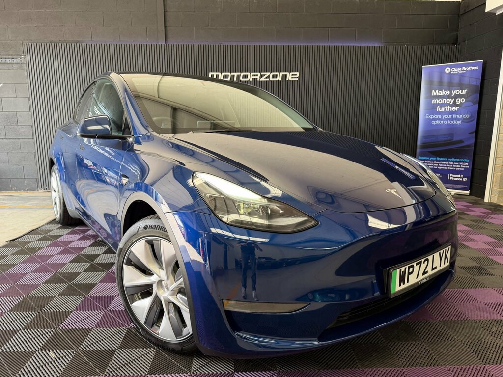 Tesla Model Y Dual Motor Long Range Suv 4Wde Blue
