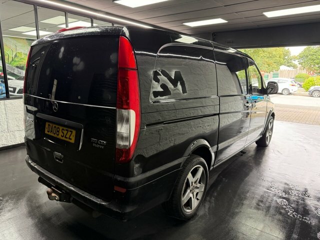Mercedes-Benz Vito 2.1 111Cdi Long Panel Van Lwb 1 Black #4