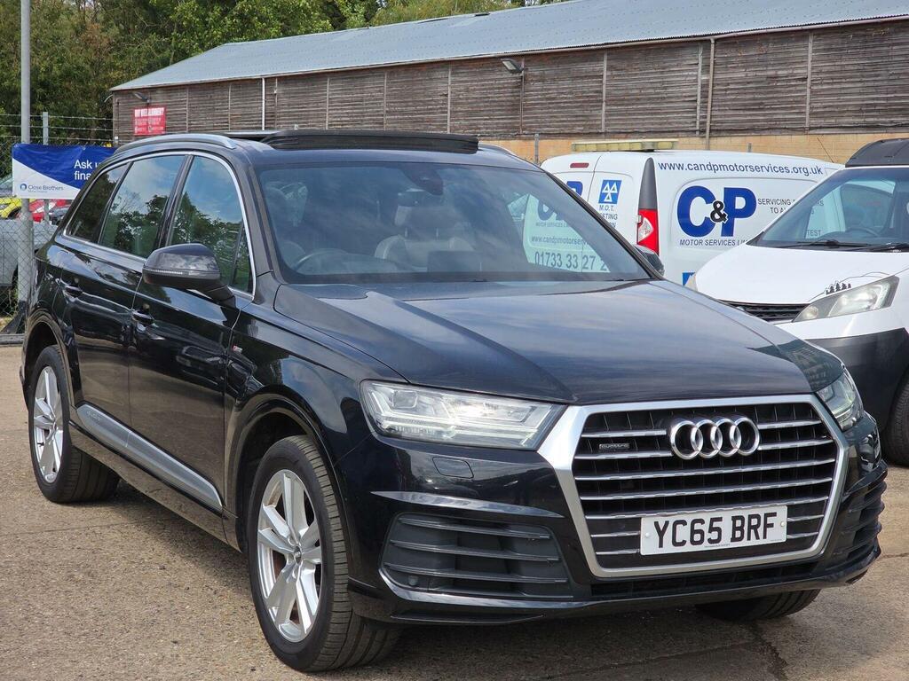 Audi Q7 Suv 3.0 Tdi V6 S Line Tiptronic Quattro Euro 6 S YC65BRF Black