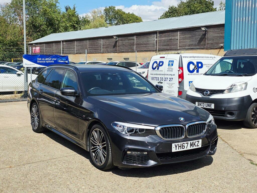 BMW 5 Series Estate 2.0 520D M Sport Touring Euro 6 Ss YH67MKZ Grey #6