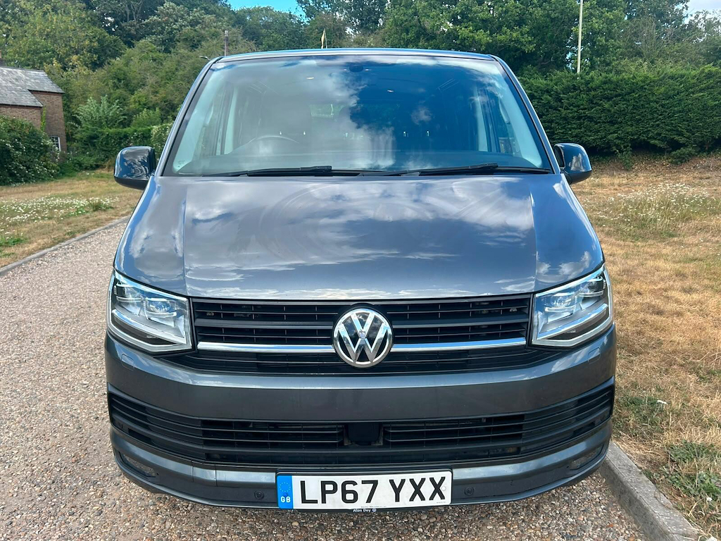 Volkswagen Transporter 2.0 Tdi Bmt 150 Edition Kombi Van Red #11