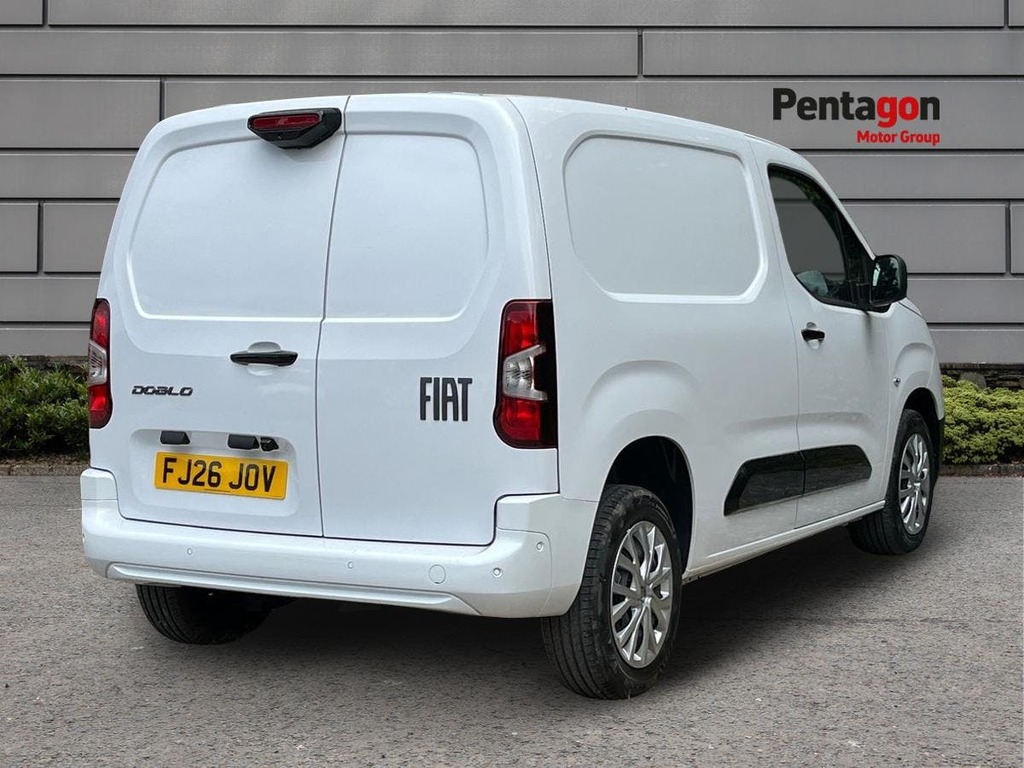 Fiat Doblo 1.5 Multijet3 1000Kg Primo Panel Van Au FJ26JOV White #4