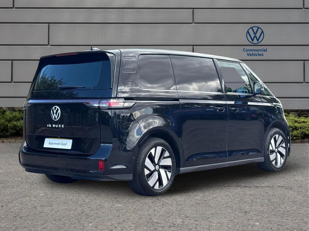 Volkswagen ID.Buzz Pro 79Kwh Commerce Plus Panel Van Aut Black #4