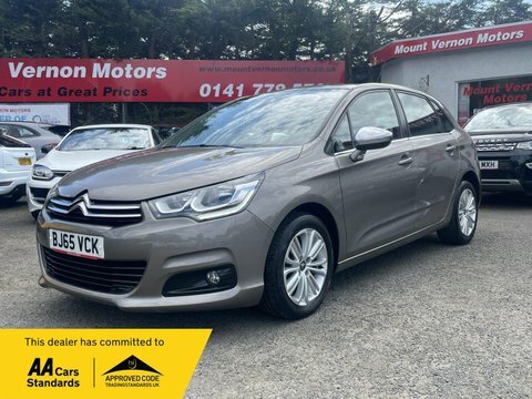 Citroen C4 1.6 Bluehdi Vtr Plus 98 Bhp Free Road Tax, Upt Grey #1