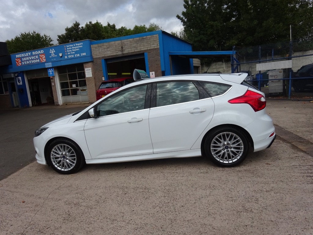 Ford Focus 2.0 Tdci 163 Zetec S White #4