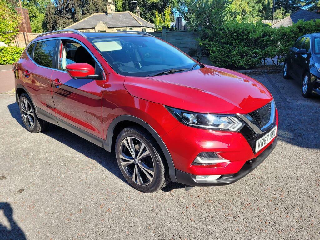 Nissan Qashqai 1.6 Dci N-connecta Euro 6 S S KR67OBZ Red #4