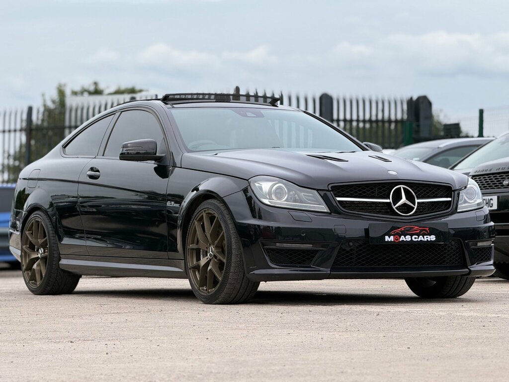 Mercedes-Benz C Class 6.3 C63 V8 Amg Edition 125 Coupe Spds M Black #5