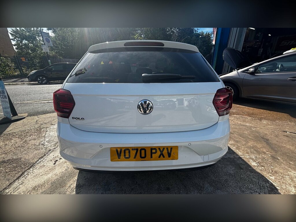 Volkswagen Polo 1.0 Tsi Match Hatchback Dsg Euro 6 Ss VO70PXV White #6