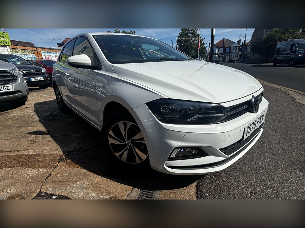 Volkswagen Polo 1.0 Tsi Match Hatchback Dsg Euro 6 Ss VO70PXV White #3