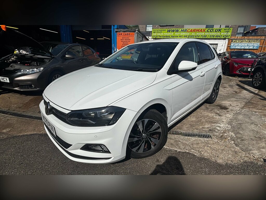 Volkswagen Polo 1.0 Tsi Match Hatchback Dsg Euro 6 Ss VO70PXV White