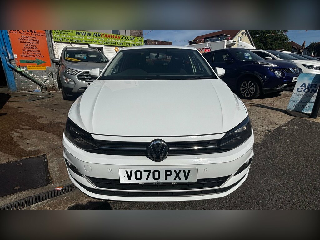 Volkswagen Polo 1.0 Tsi Match Hatchback Dsg Euro 6 Ss VO70PXV White #2
