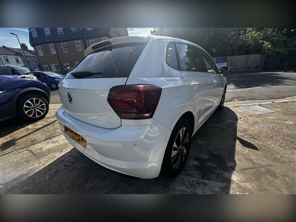 Volkswagen Polo 1.0 Tsi Match Hatchback Dsg Euro 6 Ss VO70PXV White #5