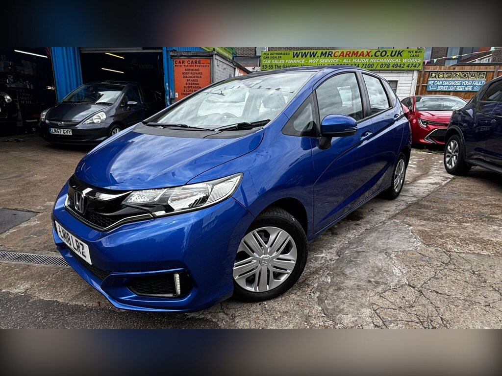 Honda Jazz 1.3 I-vtec S Hatchback Cvt Euro 6 Ss LM18LRZ Blue