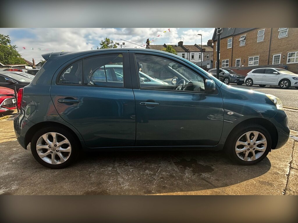 Nissan Micra 1.2 Acenta Hatchback Cvt Euro 5 80 Ps HRZ2790 Blue #3