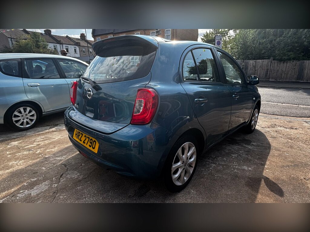 Nissan Micra 1.2 Acenta Hatchback Cvt Euro 5 80 Ps HRZ2790 Blue #4
