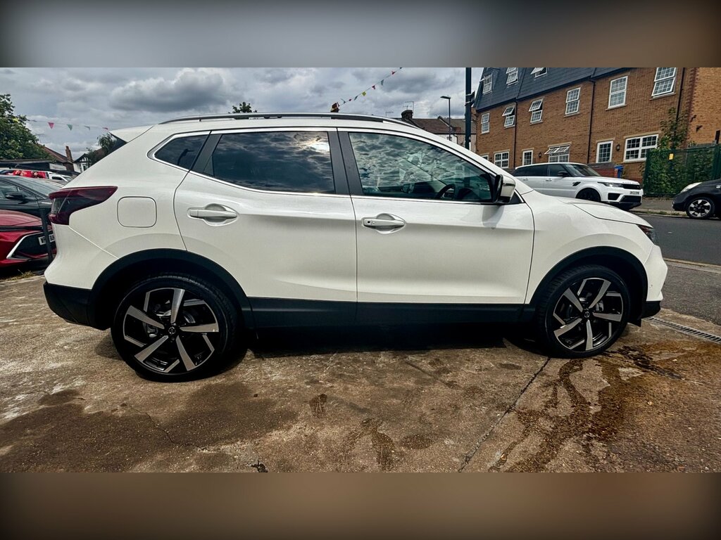 Nissan Qashqai 1.3 Dig-t Tekna Suv Dct Euro 6 S White #4