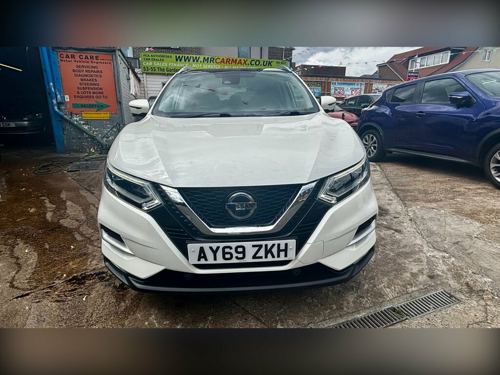 Nissan Qashqai 1.3 Dig-t Tekna Suv Dct Euro 6 S White #2