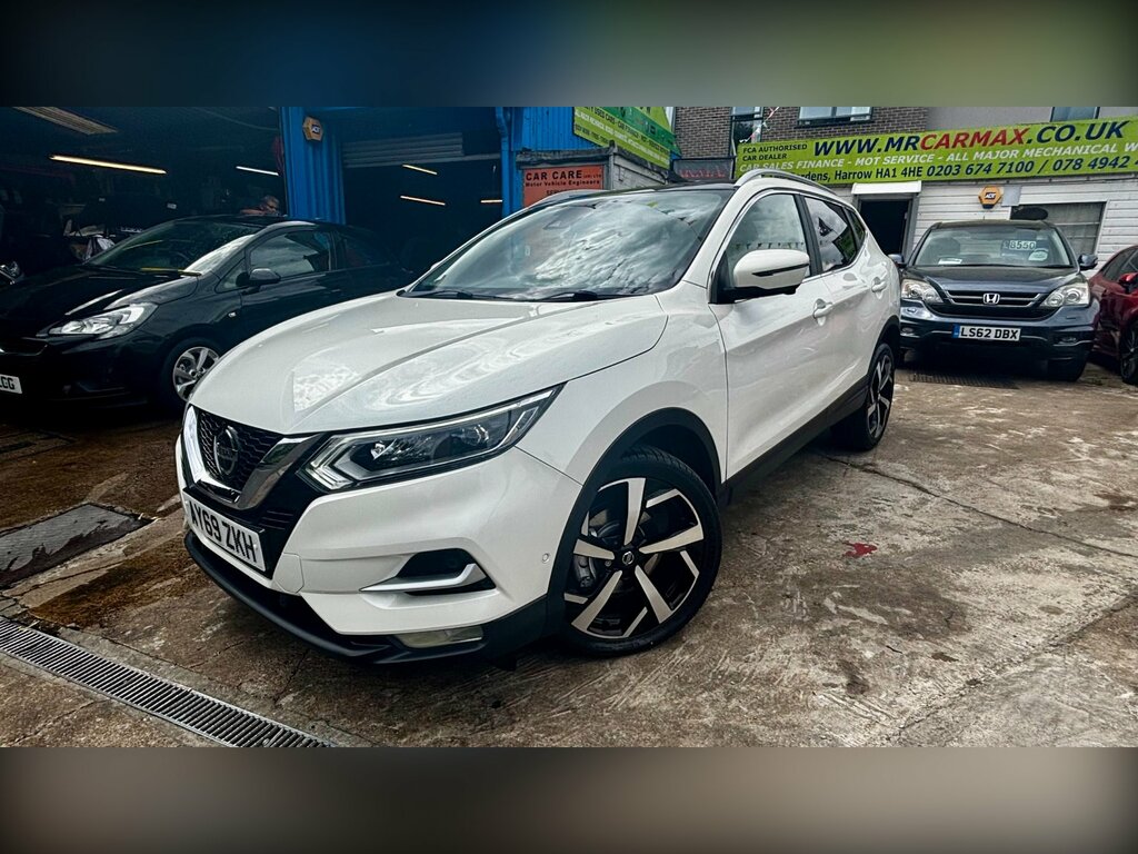 Nissan Qashqai 1.3 Dig-t Tekna Suv Dct Euro 6 S White