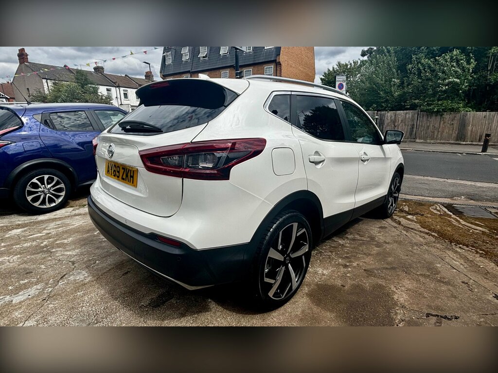 Nissan Qashqai 1.3 Dig-t Tekna Suv Dct Euro 6 S White #5