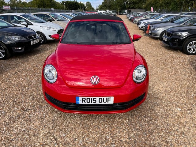 Volkswagen Beetle 1.6 Tdi Bluemotion Tech Cabriolet Euro 5 S S Red #2
