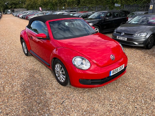 Volkswagen Beetle 1.6 Tdi Bluemotion Tech Cabriolet Euro 5 S S Red