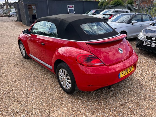 Volkswagen Beetle 1.6 Tdi Bluemotion Tech Cabriolet Euro 5 S S Red #4