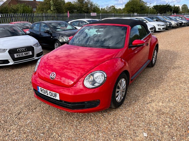 Volkswagen Beetle 1.6 Tdi Bluemotion Tech Cabriolet Euro 5 S S Red #3