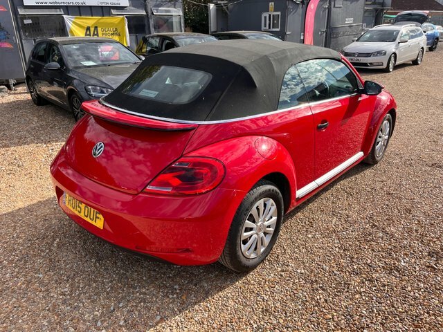 Volkswagen Beetle 1.6 Tdi Bluemotion Tech Cabriolet Euro 5 S S Red #6