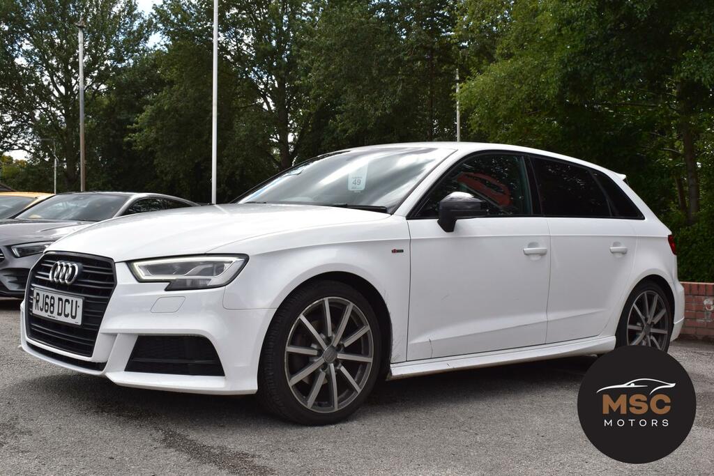 Audi A3 1.0 Tfsi 30 Black Edition Sportback Man RJ68DCU White #6
