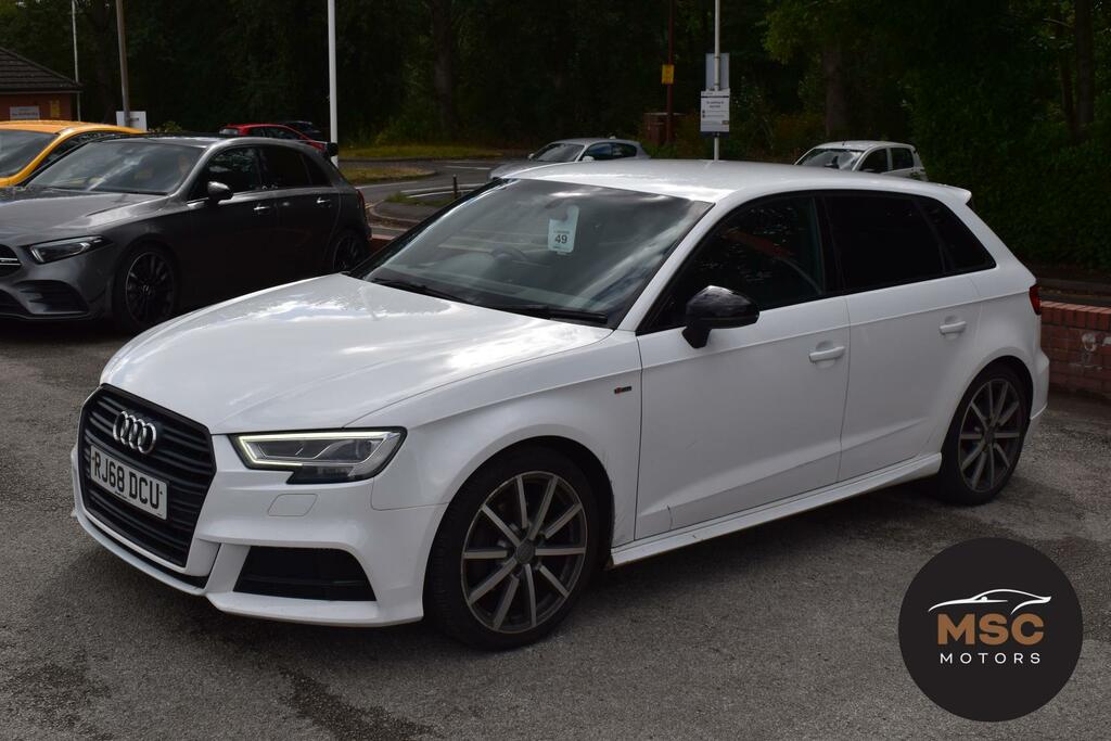 Audi A3 1.0 Tfsi 30 Black Edition Sportback Man RJ68DCU White #5