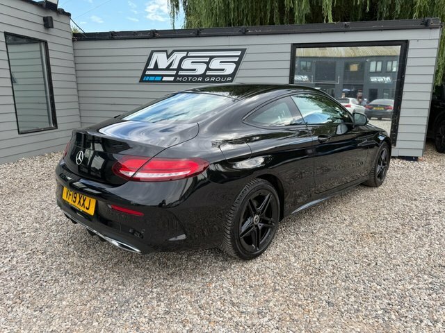 Mercedes-Benz C Class 2019 2.0 C300d Amg Line Coupe G-tronic Black #6