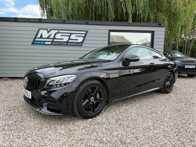 Mercedes-Benz C Class 2019 2.0 C300d Amg Line Coupe G-tronic Black