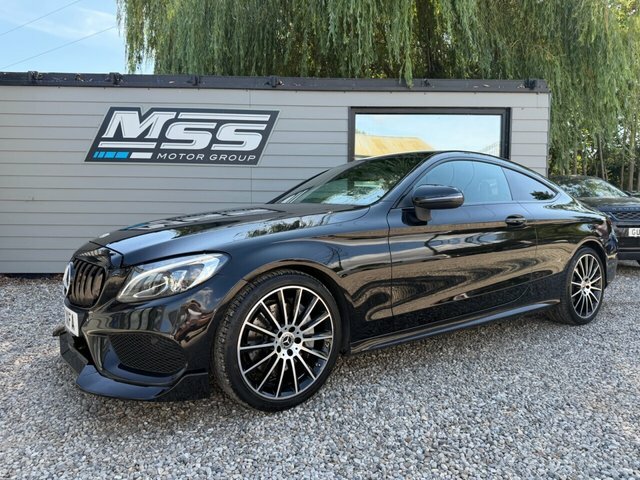 Mercedes-Benz C Class 2017 2.0 C300 Amg Line Coupe G-tronic Black
