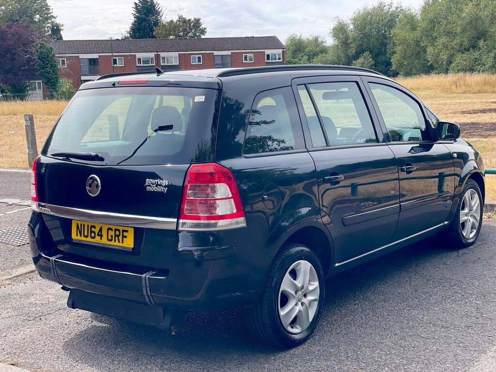 Vauxhall Zafira 1.8 16V Exclusiv Euro 5 Snav Black #6