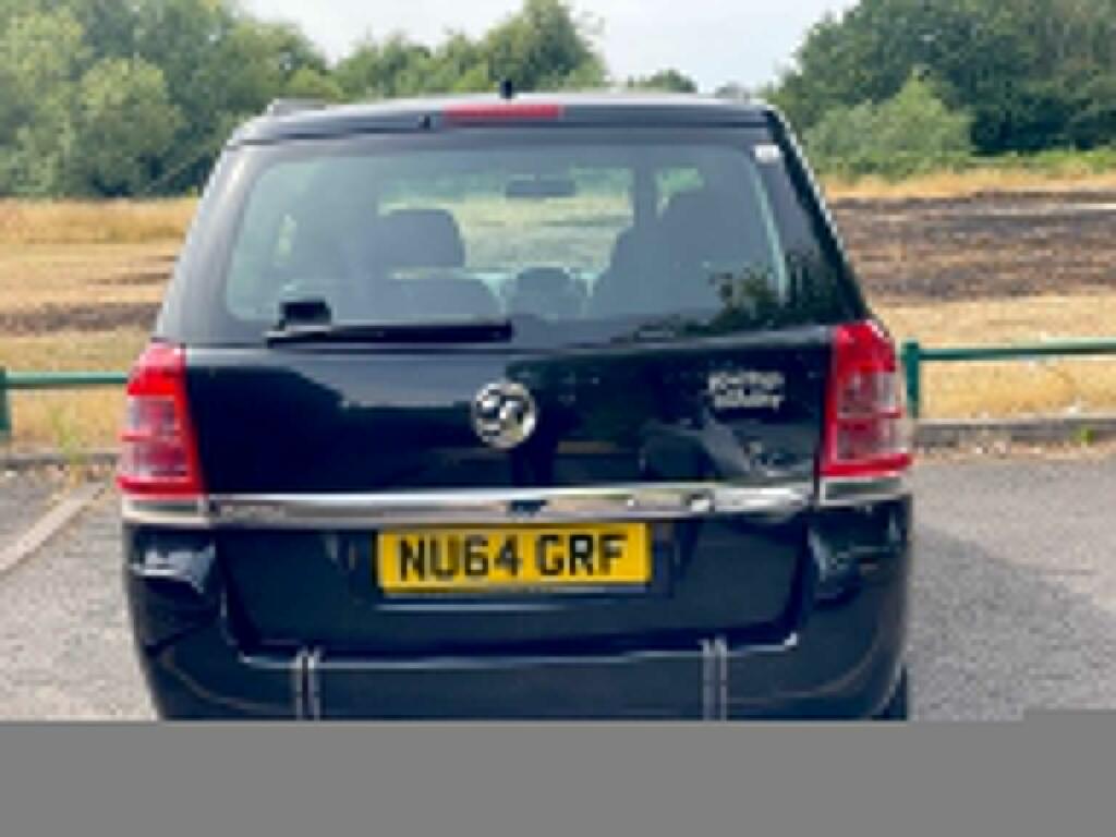 Vauxhall Zafira 1.8 16V Exclusiv Euro 5 Snav Black #5