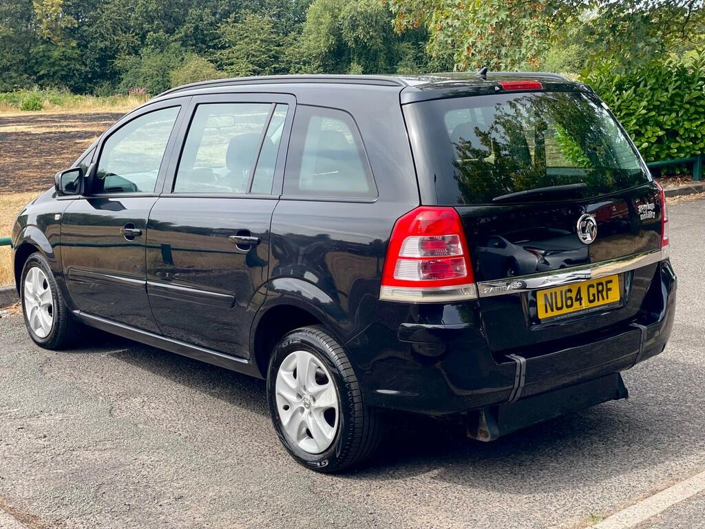 Vauxhall Zafira 1.8 16V Exclusiv Euro 5 Snav Black #4
