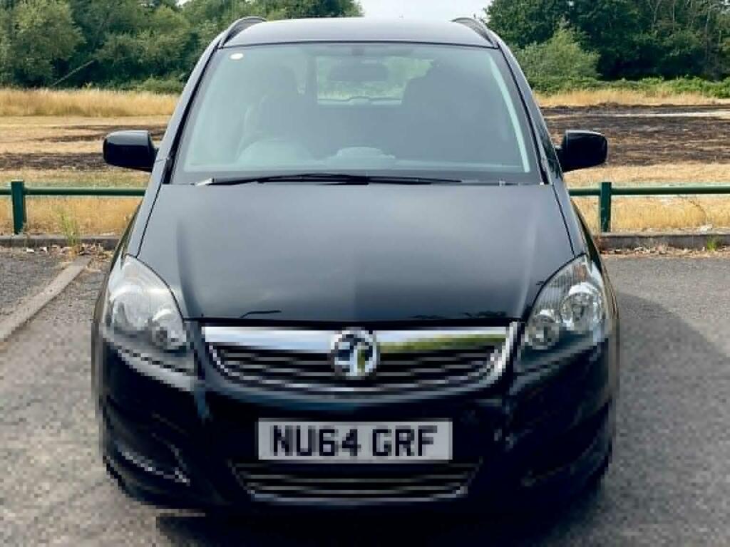 Vauxhall Zafira 1.8 16V Exclusiv Euro 5 Snav Black #2
